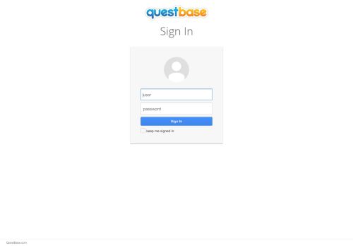 
                            11. Sign In - QuestBase