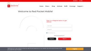 
                            9. Sign in - Red Pocket Mobile