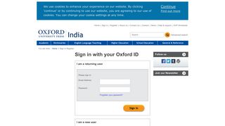 
                            2. Sign In Register - OUP India - Oxford University Press