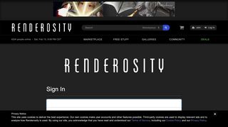 
                            1. Sign In | Renderosity