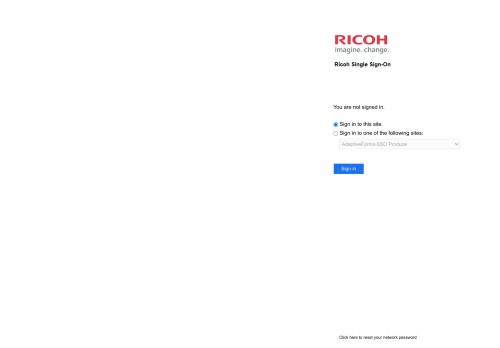 
                            3. Sign In - Ricoh USA
