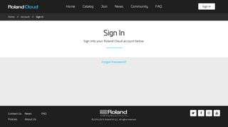 
                            5. Sign In - Roland Cloud