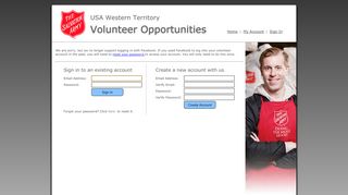 
                            10. Sign In - Salvation Army Volunteer Opportunities