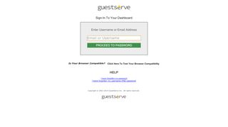 
                            5. Sign-in Screen - GuestServe Inc