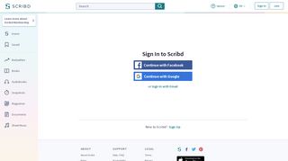 
                            1. Sign In | Scribd