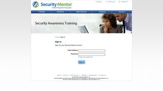 
                            9. Sign In | Security Mentor