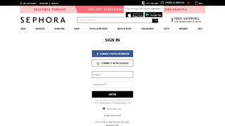 
                            5. Sign In - Sephora Malaysia