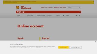 
                            8. Sign In - Shell ClubSmart TH - CLUBSMART Online