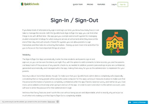 
                            4. Sign-In Sign-Out - QuickSchools