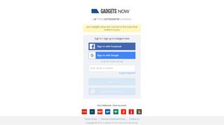 
                            5. Sign in / Sign up to Gadgets Now - Sign in to Times Internet Network