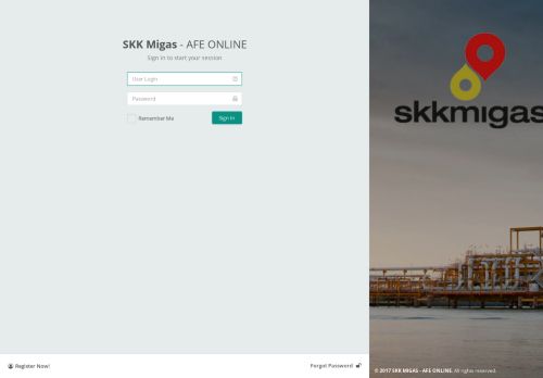 
                            6. Sign In | SKK Migas