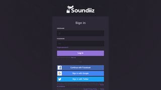 
                            1. Sign in - Soundiiz