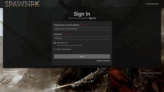 
                            11. Sign In - SpawnPK - Spawn Server