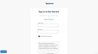
                            3. Sign in - Spectrum.net