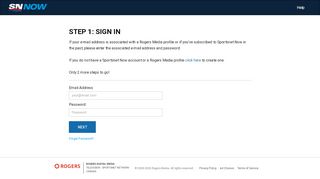 
                            4. SIGN IN - Sportsnet NOW