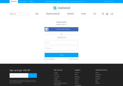 
                            6. Sign In | StackSocial