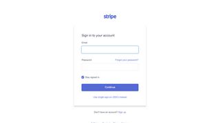 
                            1. Sign in - Stripe Dashboard