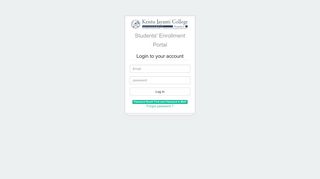 
                            3. Sign in - Students' Enrollment Portal