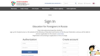 
                            4. Sign In - Study In Russia