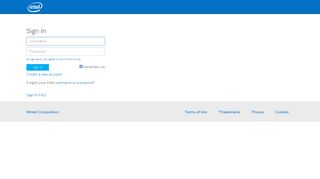 
                            3. Sign In - Supplier.intel.com