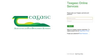 
                            2. Sign In - Teagasc