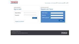 
                            1. Sign in - Tesco