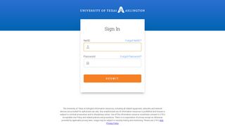 
                            6. Sign In – The University of Texas at Arlington