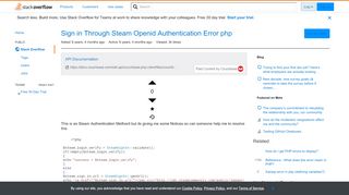 
                            10. Sign in Through Steam Openid Authentication Error php - Stack Overflow