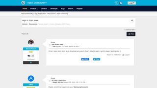 
                            6. sign in tizen store - Discussions - Tizen Community