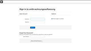 
                            4. Sign in to antik-wohnungsaufloesung