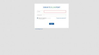 
                            11. sign in to billingpoint