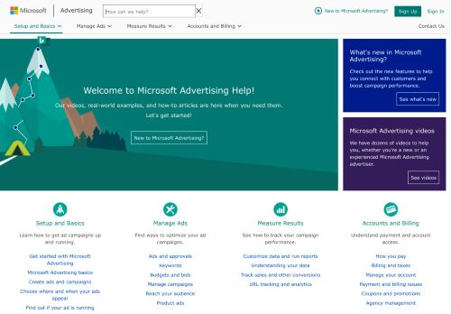 
                            5. Sign in to Bing Ads
