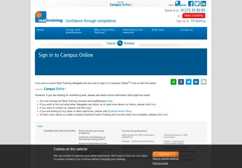 
                            3. Sign in to Campus Online - Real Training | Real Training