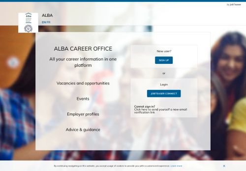 
                            5. Sign in to CAREER OFFICE