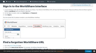 
                            7. Sign in to Circulation - OCLC Support