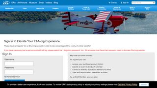 
                            1. Sign In to Elevate Your EAA.org Experience