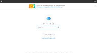 Sign in to iCloud - Apple