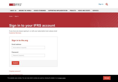 
                            1. Sign in to ifrs.org - IFRS Foundation