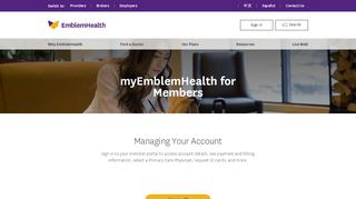 
                            8. Sign-in to Member Online Services - EmblemHealth
