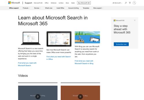 
                            8. Sign in to Microsoft Search in Bing - Office 365