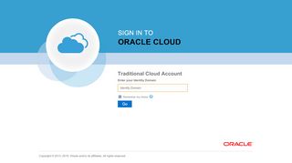 
                            7. Sign In To ORACLE CLOUD