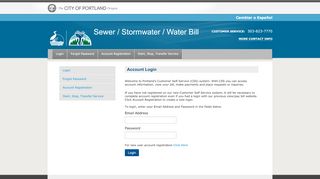 
                            8. Sign In to Pay Your Sewer/Stormwater/Water Bill - The City of Portland ...