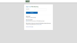 
                            5. Sign in to PSB eBanking