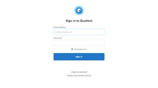 
                            1. Sign in to Quotient