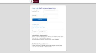 
                            13. Sign in to Rabo Commercial Banking