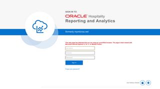 
                            8. sign in to - Reporting and Analytics