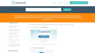 
                            13. Sign in to Salesforce Inbox using single sign-on (SSO) - SalesforceIQ ...