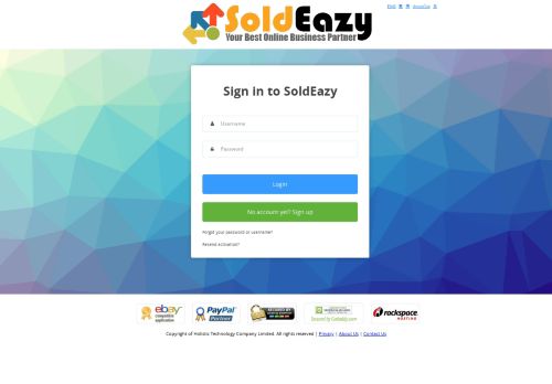 
                            1. Sign in to SoldEazy
