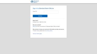 
                            2. Sign in to Standard Bank ONLine