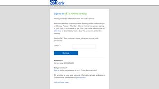 
                            9. Sign in to S&T's Online Banking